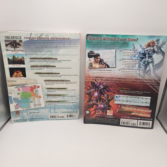 Brady Games Lot of 2 Guides Final Fantasy XII Soul Calibur IV - Picture 2 of 9